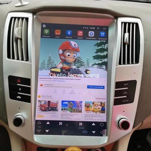 Customised android radio for harrier