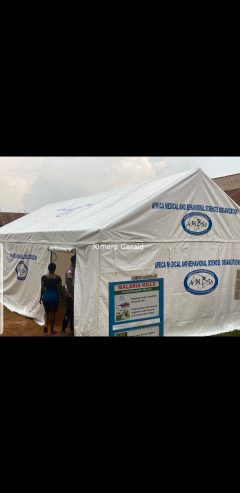 5mx9m clinic tent fully covered