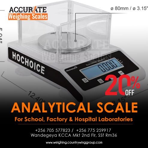 analytical balance with automatic weight