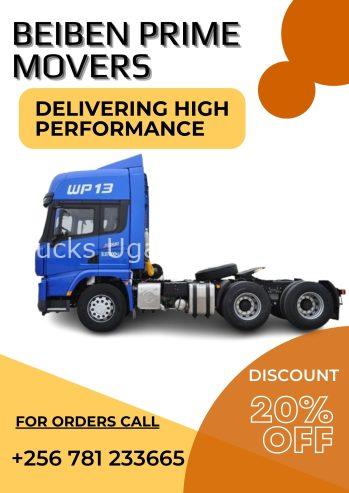 Tipper Prime Mover Trucks For Sale In Uganda +256 781233665