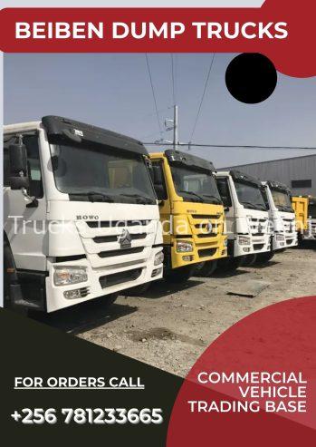 New dump truck Beiben, Sinotruk, Howo Uganda +256 781233665
