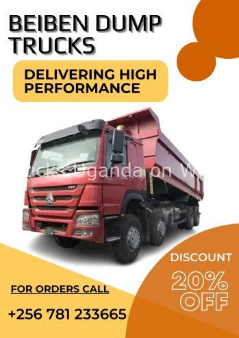Tipper truck price in Kampala,+256 781233665