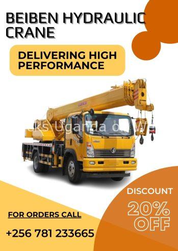 Beiben Crane Truck Heavy Duty in Uganda,+256 781233665