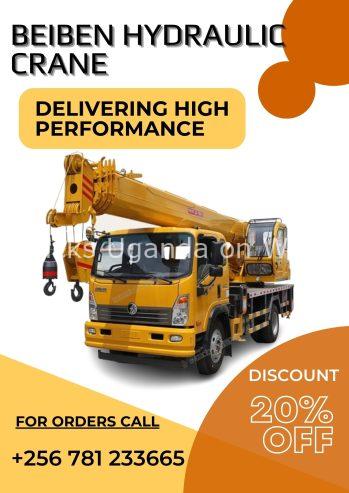 Crane trucks 40 ton articulated hauler price Uganda