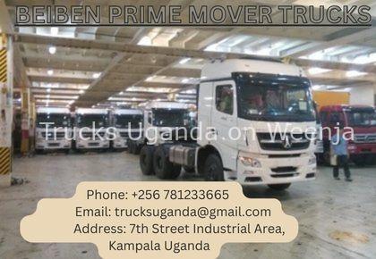 Prime Mover Tipper Trucks Wholesale Uganda +256 781233665
