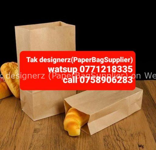 Paper bag for snacks