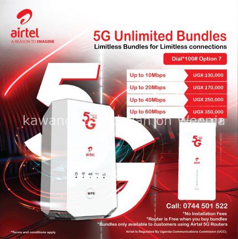 5G unlimited internet routers