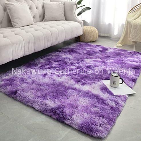 Fluffy medium center carpet