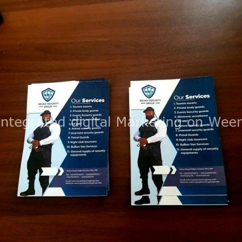 Flyer printing in Kampala, Uganda +256 781233665