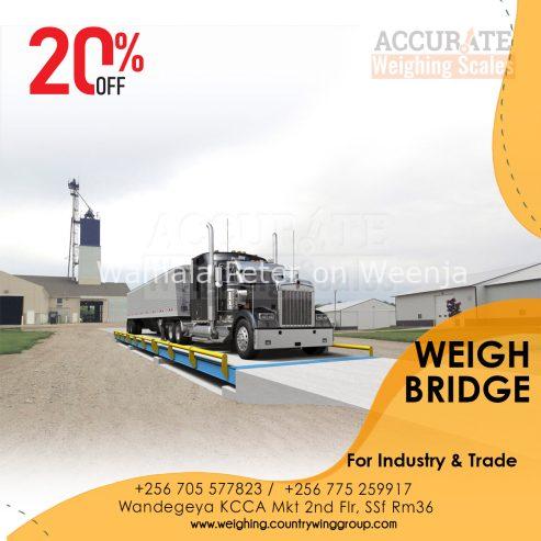 Legal for trade weighbridge vehicle scales in Kampala Uganda