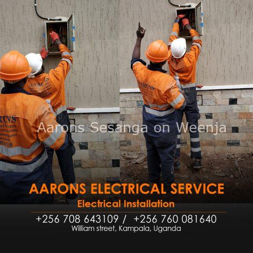 Aarons Electrical services Kampala Uganda