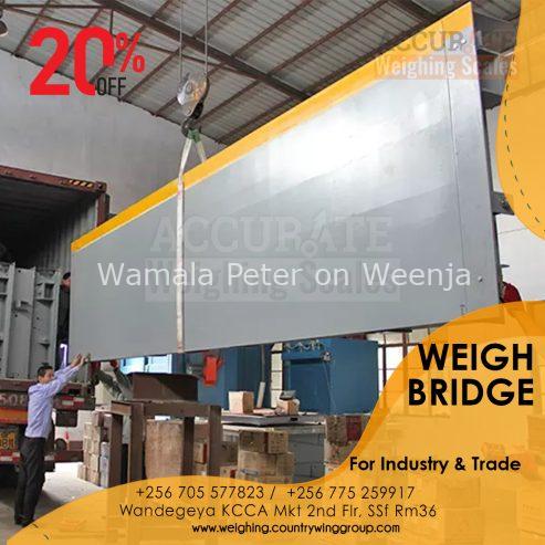 Verified UNBS weighbridge vehicle scales in Kampala Uganda