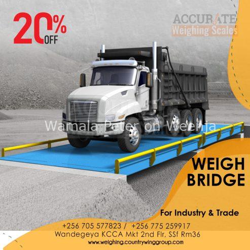 Electronic weighbridge scales for trucks in Kampala Uganda