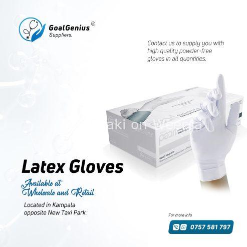 Powder free gloves for wholesale in Kampala Uganda